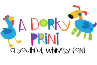 A Dorky Print: A Playful Font for Digital Design
