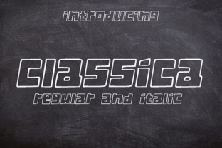 Classica Typeface: A Playful Outline Font for Campaign Creators