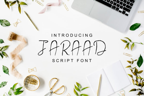 Jaraad Family: A Script Font for Editorial Warmth
