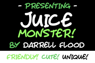 Juice Monster Brings Playful Personality to Brand Fonts