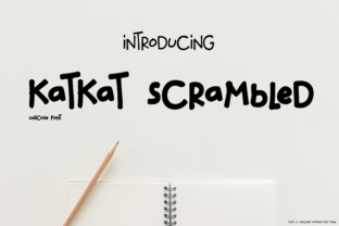 Katkat Scrambled Font Brings Warmth to Editorial Design