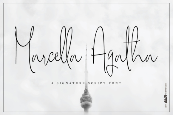 Marcella Agatha: A Signature Font for Web Design Projects