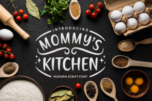Mommy s Kitchen: A Script Font for Warm Brand Storytelling