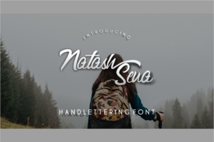 Natash Sena: A Hand Painted Typeface for Editorial Storytelling