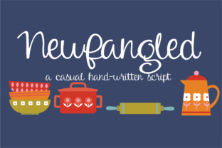 Newfangled: A Handwritten Script Font for Modern Brand Storytelling