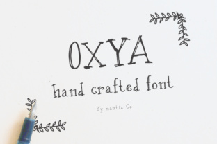 OXYA: The Handwritten Display Font That Sharpens Campaign Visuals