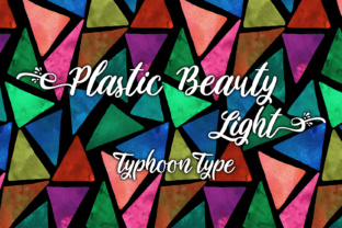 Plastic Beauty Light: A Script Font Built for Scroll-Stopping Digital Content
