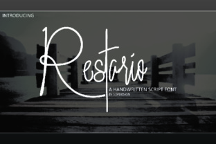 Restario: A Handwritten Font That Feels Right for Modern Web Design
