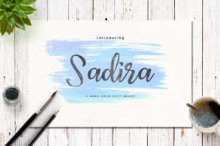 Sadira: A Hand-Drawn Brush Font for Digital Branding and Web Design