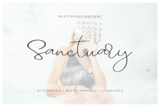 Sanctuary: A Handcrafted Script Font for Editorial Design and Brand Publishing