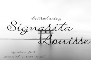 Signarita Louisse: Testing a Signature Font for Modern Web Design