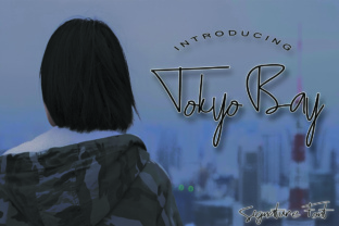 Tokyo Bay: A Script Font That Brings Elegance to Branding Projects
