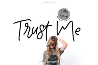Trust Me Font Review: A Script Amp Typeface for Campaign Design