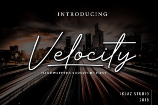Velocity Typeface for Polished Editorial Design and Publication Branding
