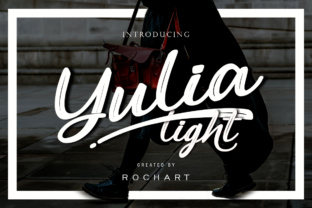 Yulia Light: A Modern Calligraphy Typeface for Digital Designers